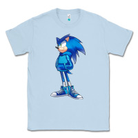 Dusty Blue Söniĉ Kids Classic Tee - linhVisuals