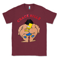 Burgundy bart crack kills Classic Tee - linhVisuals