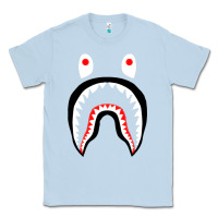 Dusty Blue bape shark [tb] Classic Tee - linhVisuals