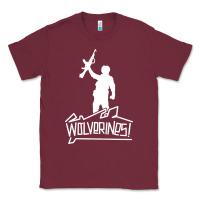 Burgundy Red Dawn Wolverines Classic Tee - linhVisuals