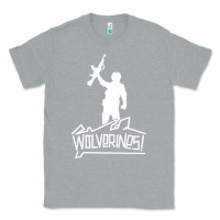Heather Grey Red Dawn Wolverines Classic Tee - linhVisuals