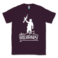 Plum Red Dawn Wolverines Classic Tee - linhVisuals