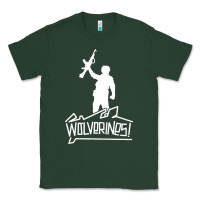 Sports Green Red Dawn Wolverines Classic Tee - linhVisuals