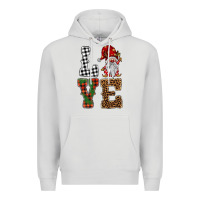Dove Grey love gnomes Premium Hoodie - BarkalooDesign