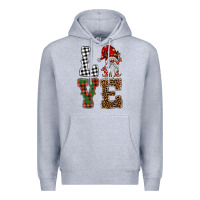 Heather Grey love gnomes Premium Hoodie - BarkalooDesign