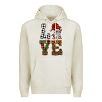 Oatmeal Heather love gnomes Premium Hoodie - BarkalooDesign