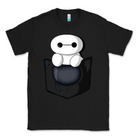 Black baymax in pocket Classic Tee - linhVisuals