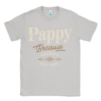 Moon Dust Mens Pappy Because Grandpa Is For Old Guys Funny Classic Tee - linhVisuals