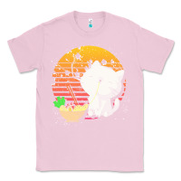 Bubblegum Pink cat t  shirt ramen noodles kawaii cat t  shirt Classic Tee - linhVisuals