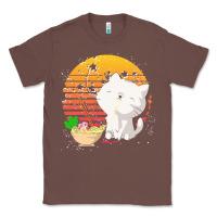 Chestnut cat t  shirt ramen noodles kawaii cat t  shirt Classic Tee - linhVisuals