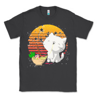 Smoke cat t  shirt ramen noodles kawaii cat t  shirt Classic Tee - linhVisuals