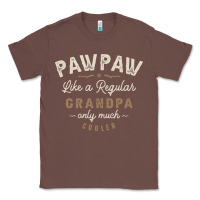 Chestnut Mens Pawpaw Like a Regular Grandpa Funny Fathers Day Classic Tee - linhVisuals