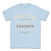 Dusty Blue Mens Pawpaw Like a Regular Grandpa Funny Fathers Day Classic Tee - linhVisuals