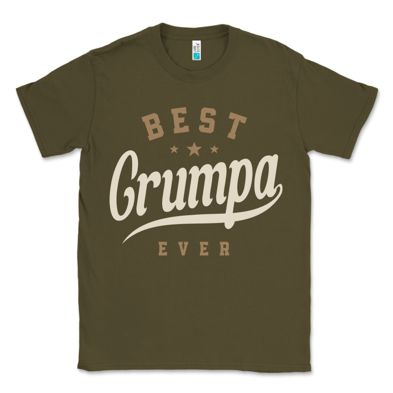 Mens Best Grumpa Ever Funny Grandpa Classic Tee by linhVisuals | Teevron
