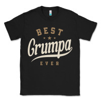 Black Mens Best Grumpa Ever Funny Grandpa Classic Tee - linhVisuals