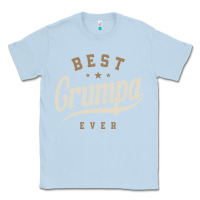 Dusty Blue Mens Best Grumpa Ever Funny Grandpa Classic Tee - linhVisuals