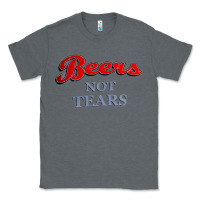 Charcoal Heather beers not tears Classic Tee - linhVisuals