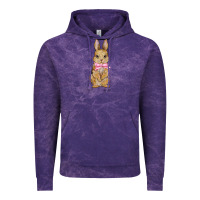 Cloud Purple easter rabbit pink flowers Vintage Hoodie - BarkalooDesign