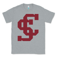 Heather Grey santa clara br Classic Tee - linhVisuals