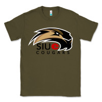 Army Green siu edwardsville Classic Tee - linhVisuals
