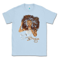Dusty Blue black and boujee [tb] Classic Tee - linhVisuals