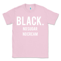 Bubblegum Pink black no sugar no cream 02 [tb] Classic Tee - linhVisuals