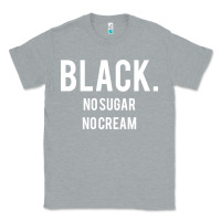 Heather Grey black no sugar no cream 02 [tb] Classic Tee - linhVisuals