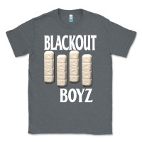 Charcoal Heather blackout boyz black Classic Tee - linhVisuals