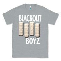 Heather Grey blackout boyz black Classic Tee - linhVisuals
