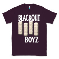 Plum blackout boyz black Classic Tee - linhVisuals