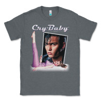 Charcoal Heather cry baby title Classic Tee - linhVisuals