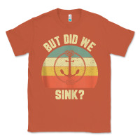 Copper mens funny boating shirt but did we sink rope anchor boat captain tank Classic Tee - linhVisuals