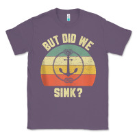 Lavender mens funny boating shirt but did we sink rope anchor boat captain tank Classic Tee - linhVisuals