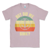 Lilac mens funny boating shirt but did we sink rope anchor boat captain tank Classic Tee - linhVisuals