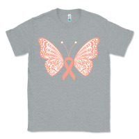 Heather Grey gynecologic cancer support t  shirt gynecological cancer awareness pea Classic Tee - linhVisuals