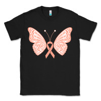 Black gynecologic cancer support t  shirt gynecological cancer awareness pea Classic Tee - linhVisuals