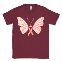 Burgundy gynecologic cancer support t  shirt gynecological cancer awareness pea Classic Tee - linhVisuals