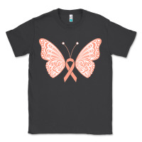 Smoke gynecologic cancer support t  shirt gynecological cancer awareness pea Classic Tee - linhVisuals