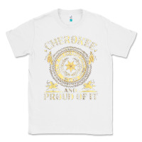White cherokee native american and proud of t shirt Classic Tee - linhVisuals