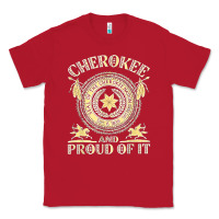Red cherokee native american and proud of t shirt Classic Tee - linhVisuals