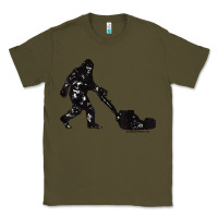 Army Green mens mowing bigfoot   golf course superintendent maintenance turf t sh Classic Tee - linhVisuals