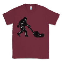 Burgundy mens mowing bigfoot   golf course superintendent maintenance turf t sh Classic Tee - linhVisuals