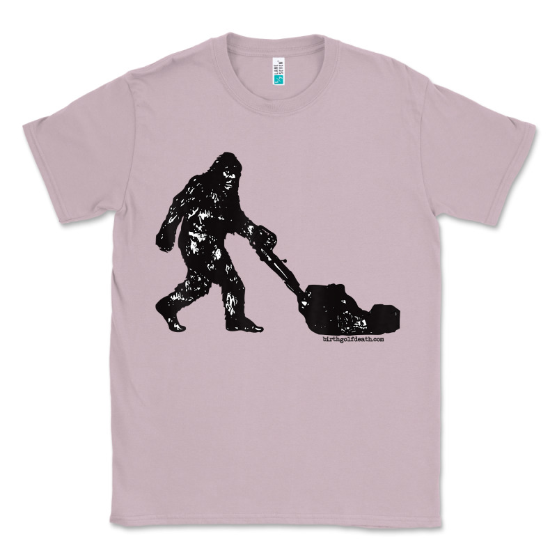 Mens Mowing Bigfoot   Golf Course Superintendent Maintenance Turf T Sh Classic Tee by linhVisuals | Teevron