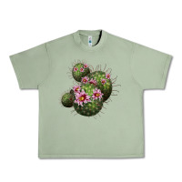 Oil Green arizona fishhook cacti Urban Heavy Tee - LillyAllenDesigns
