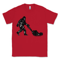 Red mens mowing bigfoot   golf course superintendent maintenance turf t sh Classic Tee - linhVisuals