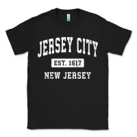 Black jersey city new jersey nj vintage established sports design pullover h Classic Tee - linhVisuals