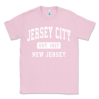 Bubblegum Pink jersey city new jersey nj vintage established sports design pullover h Classic Tee - linhVisuals