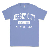 Colony Blue jersey city new jersey nj vintage established sports design pullover h Classic Tee - linhVisuals
