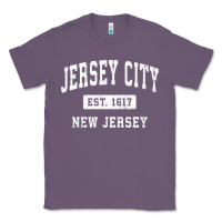 Lavender jersey city new jersey nj vintage established sports design pullover h Classic Tee - linhVisuals