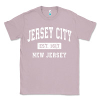 Lilac jersey city new jersey nj vintage established sports design pullover h Classic Tee - linhVisuals